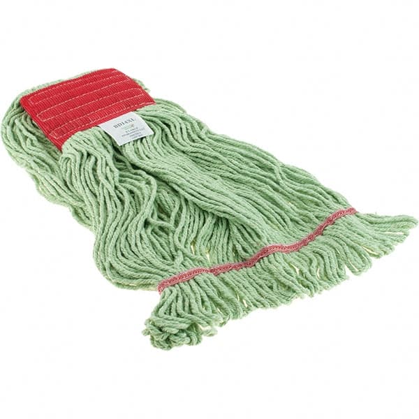 Wet Mop Loop: Side Loading, X-Large, Green Mop, Polyethylene terephthalate MPN:BD14XL