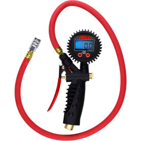 Milton® Pro Digital Pistol Grip Inflator Gauge W/ Kwik Grip Safety Chuck 255 PSI 36