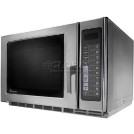 Amana® RFS12TS Heavy Duty Commercial Microwave 1.2 Cu. Ft. 1200 Watt Keypad RFS12TS