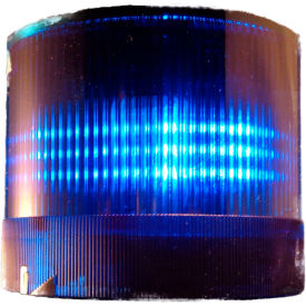 Springer Controls / Texelco LA-264F 70mm Stack Light Flashing 120V AC/DC LED - Blue 4F26-