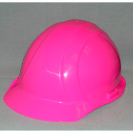 ERB® Americana® Cap Safety Helmet 4-Point Slide-Lock Suspension Hi Viz Pink WEL19769HP