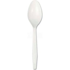 Boardwalk® BWKSPOONBX Teaspoons Polystyrene White 100/Box BWKSPOONBX