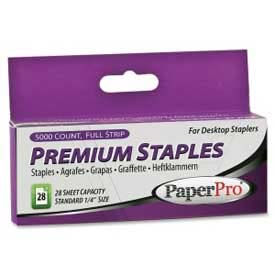 PaperPro® Standard Staples 28 Sheet Capacity 1/4