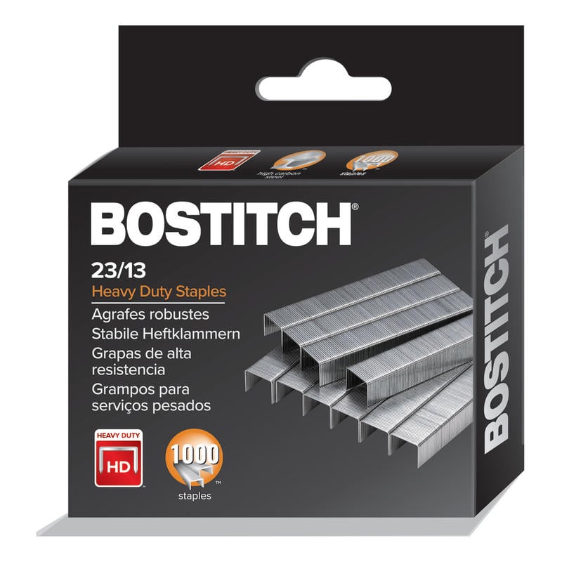 Bostitch Heavy-Duty Staples, 1/2in Standard, Box Of 1,000 (Min Order Qty 10) MPN:1913