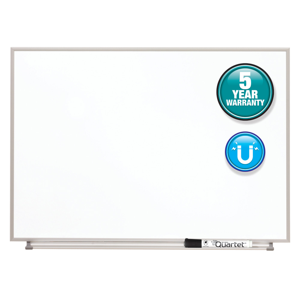 Quartet Matrix Magnetic Marker Dry-Erase Board, 23in x 16in, Aluminum Frame With Silver Finish (Min Order Qty 2) MPN:M2316