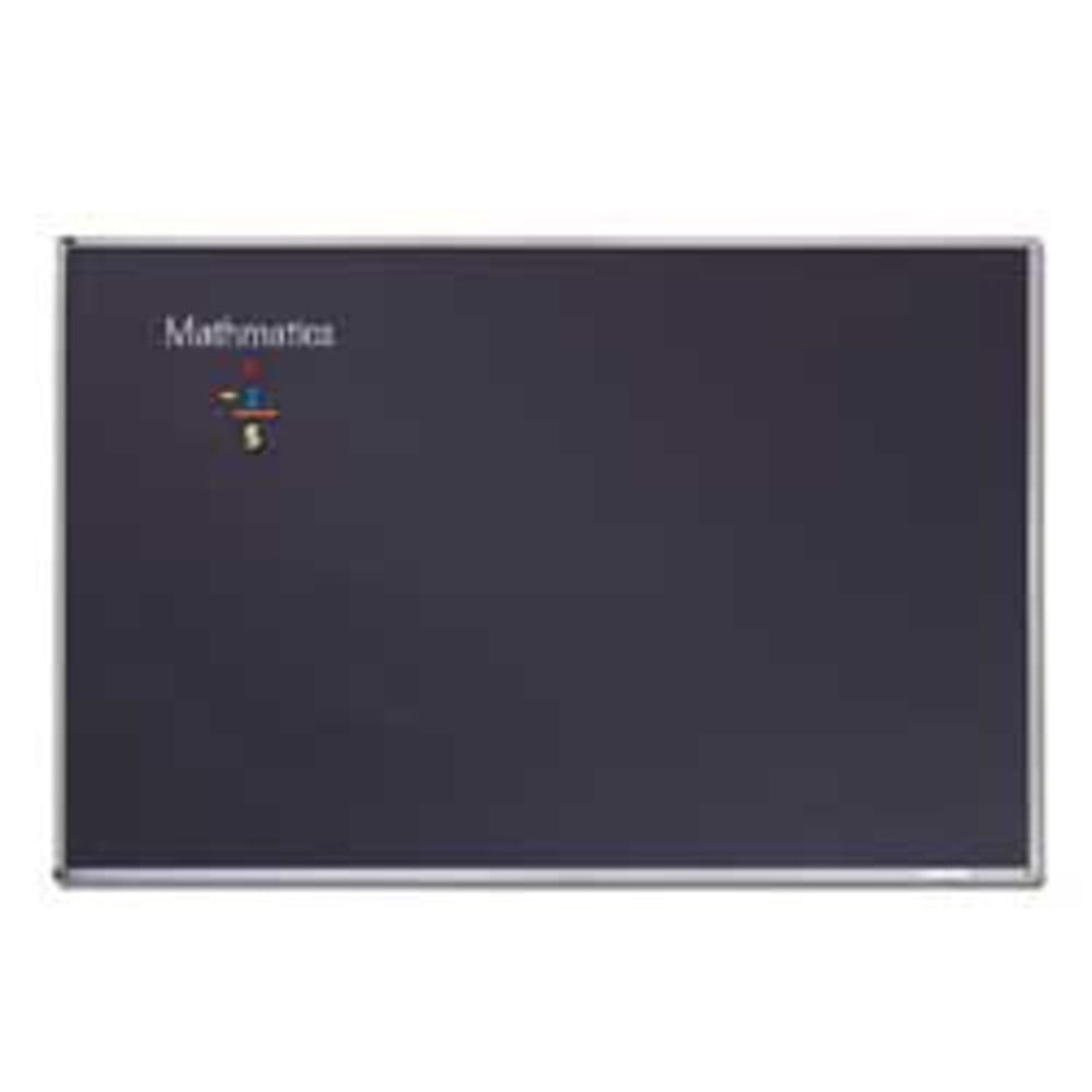 Quartet Education Magnetic Porcelain Chalkboard, 72in x 48in, Black Aluminum Frame MPN:PCA406B