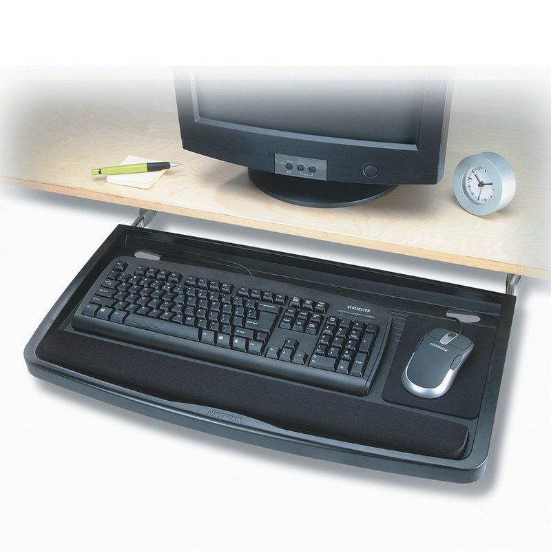 Kensington Underdesk SuperShelf Plus Keyboard Drawer, Light Gray (Min Order Qty 2) MPN:K60004US