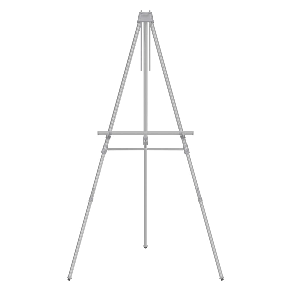 Quartet Aluminum Heavy-Duty Telescoping Easel, Silver MPN:55E