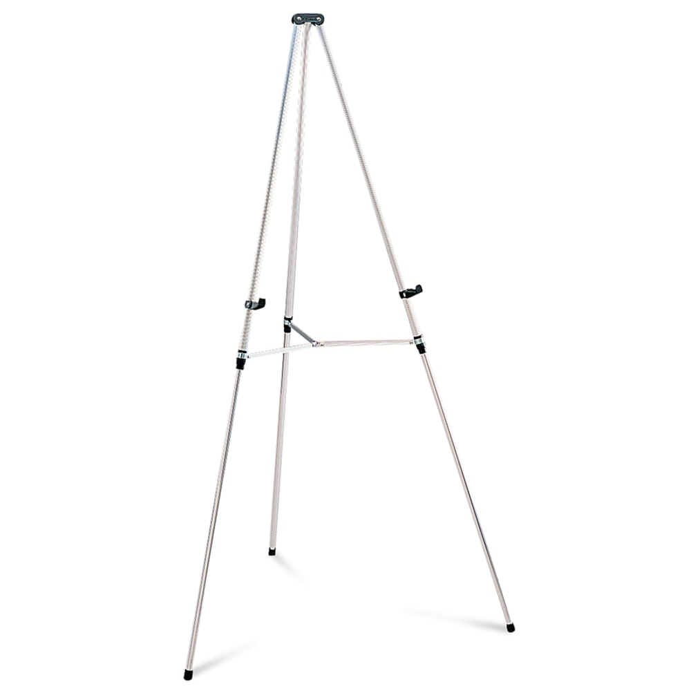 Quartet Aluminum Lightweight Telescoping Display Easel, Silver MPN:84124