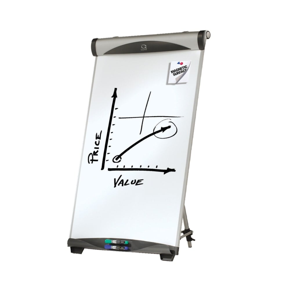 Quartet Euro Magnetic Dry Erase Easel, 27in x 39in MPN:EU500E