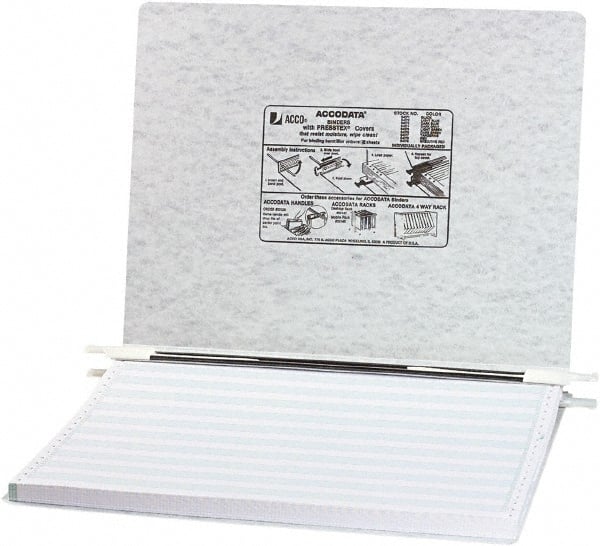 Hanging Data Binder: Letter, Dark Gray, 25/Pack MPN:ACC54074