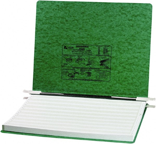 Hanging Data Binder: Letter, Dark Green, 25/Pack MPN:ACC54076