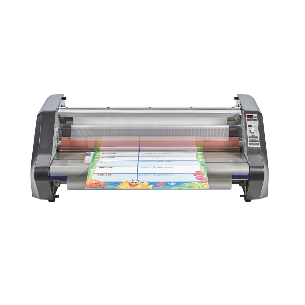 GBC Ultima 65 Thermal Roll Laminator, 27in Max. Width, 10 Min Warm-up MPN:1710740