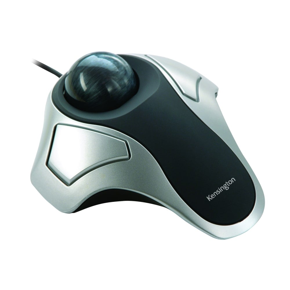 Kensington Orbit Optical Trackball, Metallic Silver/Black (Min Order Qty 2) MPN:K64327F