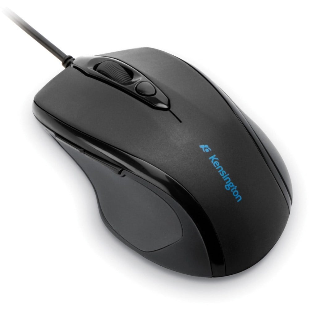 Kensington Pro Fit Wired Mouse, Mid-Size, Black (Min Order Qty 2) MPN:K72355US