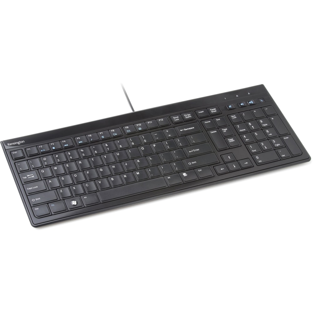 Kensington Slim Type Keyboard, Black (Min Order Qty 2) MPN:K72357USA