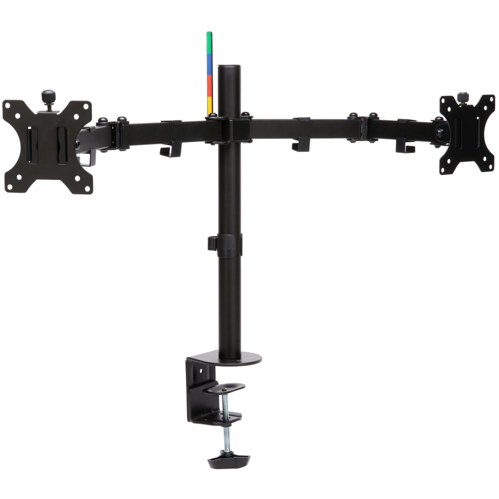 Kensington SmartFit Ergo Dual Extended Monitor Arm - Mounting kit - adjustable arm - for 2 monitors - metal - black - screen size: up to 32in - desktop, C-clamp, grommet, desk-mountable (Min Order Qty 2) MPN:K55409WW