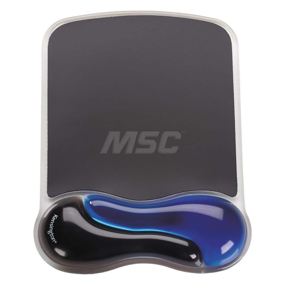 Duo Gel Wave Mouse Pad Wrist Rest, Blue MPN:KMW62401