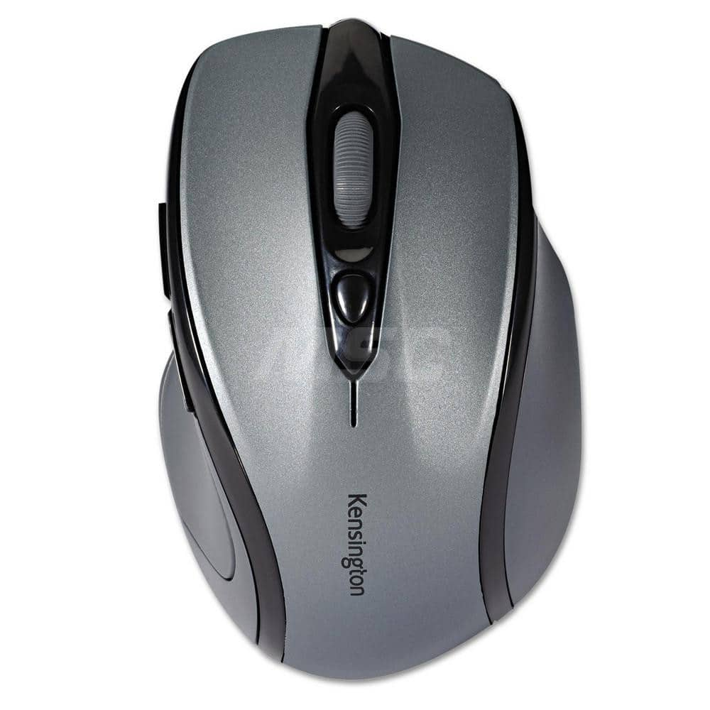 PRO FIT MID-SIZE WIRELESS MOUSE, 2.4 GHZ FREQUENCY/30 FT WIRELESS RANGE, RIGHT HAND USE, GRAY MPN:KMW72423