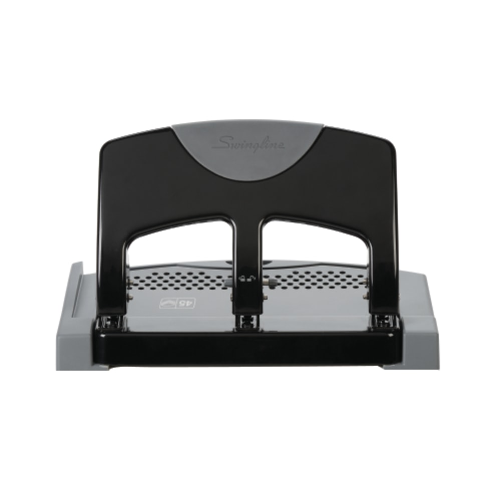 Swingline SmartTouch Low-Force 3-Hole Punch, Black/Gray (Min Order Qty 2) MPN:A7074136