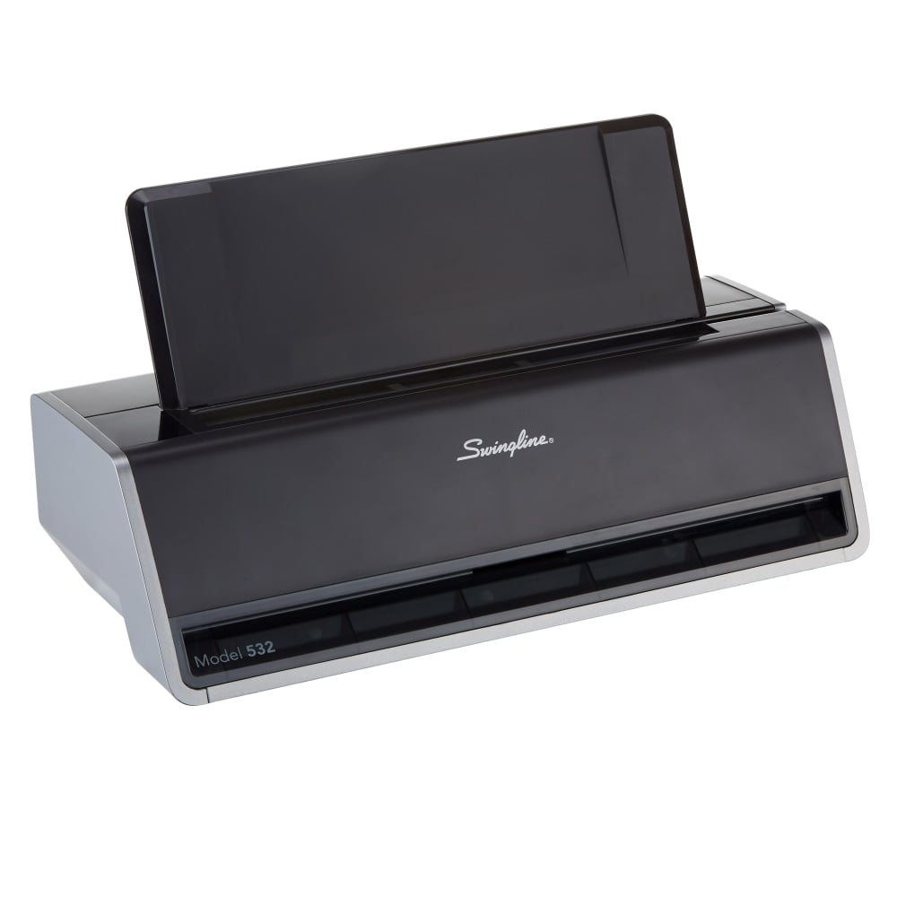 Swingline Model 532 2-Hole Punch, Black/Gray MPN:A7074532