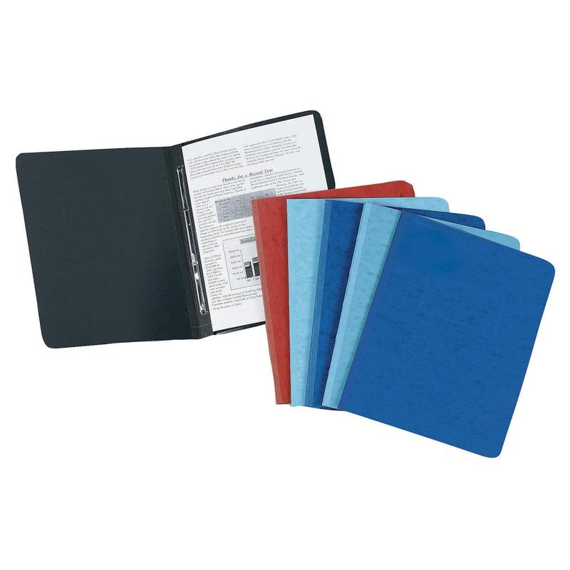 ACCO Presstex Binder, Side Bound, 11in x 8 1/2in, 60% Recycled, Light Blue (Min Order Qty 12) MPN:A7025072