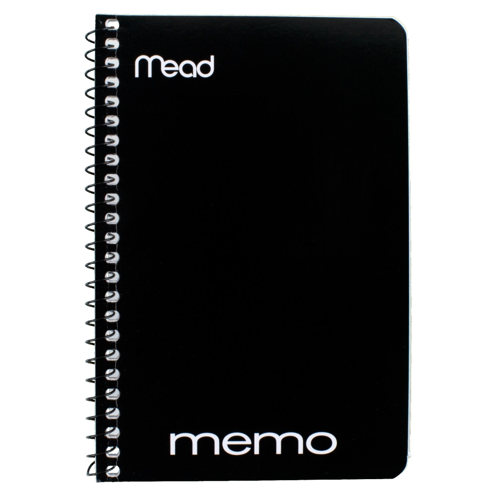 Mead Wirebound Side-Opening Memo Book, 4in x 6in, 1 Hole-Punched, College Ruled, 40 Sheets (Min Order Qty 43) MPN:45644