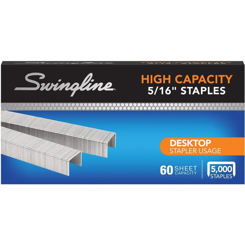 Swingline High-capacity Staples - High Capacity - 5/16in Leg - Holds 60 Sheet(s) - for Paper - Silver1 Each (Min Order Qty 8) MPN:81032