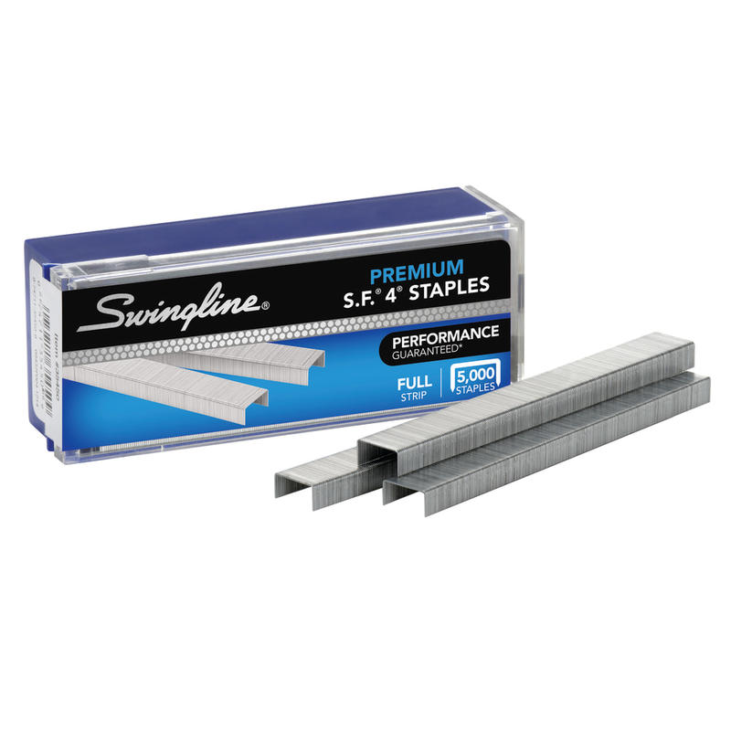 Swingline S.F. 4 Premium Staples, 1/4in Full Strip, Box Of 5,000 (Min Order Qty 14) MPN:S7035450