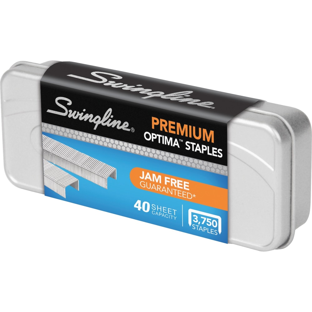 Swingline Optima Premium Staples, 1/4in Standard Strip, Box Of 3,750 (Min Order Qty 13) MPN:S7035556