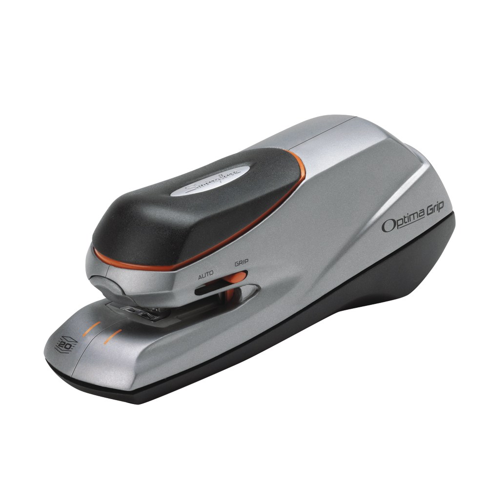 Swingline Optima 20 Compact Electric Stapler, 20 Sheets, Silver (Min Order Qty 2) MPN:S7048207