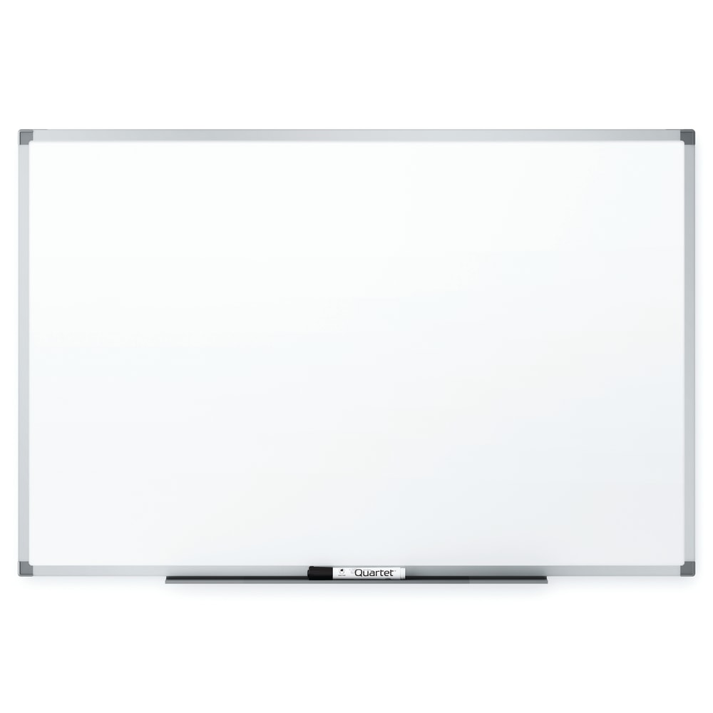 Quartet Melamine Dry-Erase Whiteboard, 24in x 36in, Aluminum Frame With Silver Finish (Min Order Qty 2) MPN:85341