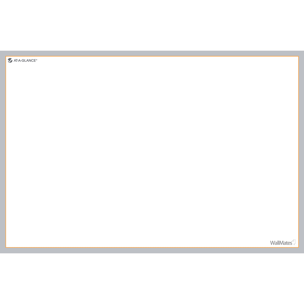 AT-A-GLANCE WallMates Self-Adhesive Non-Magnetic Dry-Erase Whiteboard Surface, 24in x 36in, White (Min Order Qty 4) MPN:AW601028