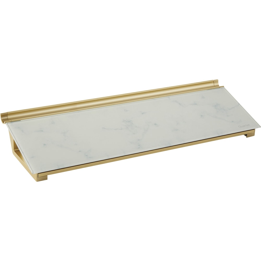 Quartet Glass Unframed Dry-Erase Whiteboard Desktop Computer Pad, 6in x 18in, Marble (Min Order Qty 2) MPN:GDP186M