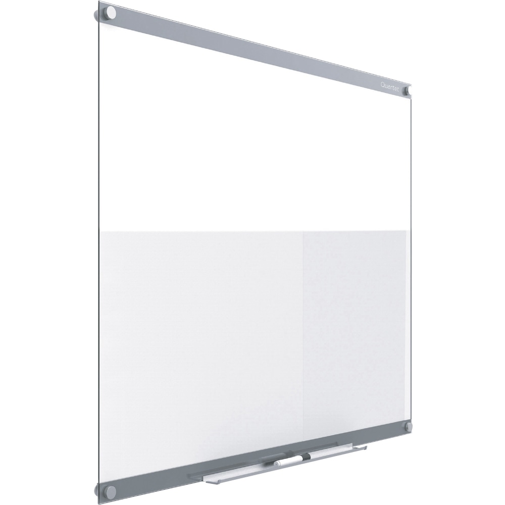 Quartet Infinity Customizable Unframed Dry-Erase Whiteboard, 24in x 36in, Clear/White MPN:GI3624