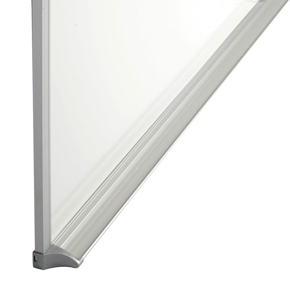 Quartet Porcelain Dry-Erase Whiteboard, 36in x 48in, Aluminum Frame With Silver Finish MPN:PPA304