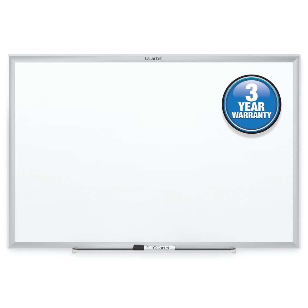 Quartet Classic Total Erase Melamine Dry-Erase Whiteboard, 18in x 24in, Aluminum Frame With Silver Finish (Min Order Qty 2) MPN:S531