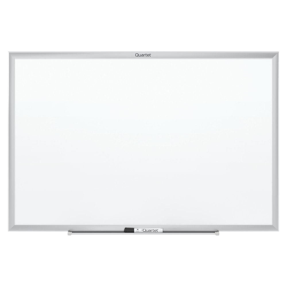 Quartet Classic Magnetic Dry-Erase Whiteboard, 60in x 36in, Aluminum Frame With Silver Finish MPN:SM535