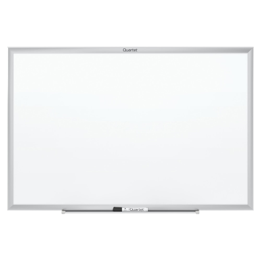 Quartet Classic Magnetic Dry-Erase Whiteboard, 72in x 48in, Aluminum Frame With Silver Finish MPN:SM537