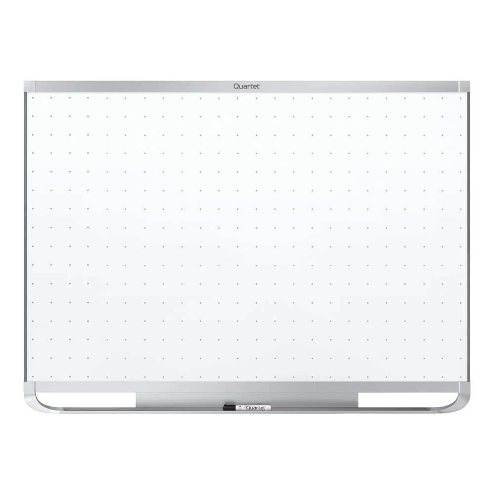 Quartet Prestige 2 Magnetic Total Erase Dry-Erase Whiteboard, 48in x 36in, Aluminum Frame With Silver Finish MPN:TEM544A