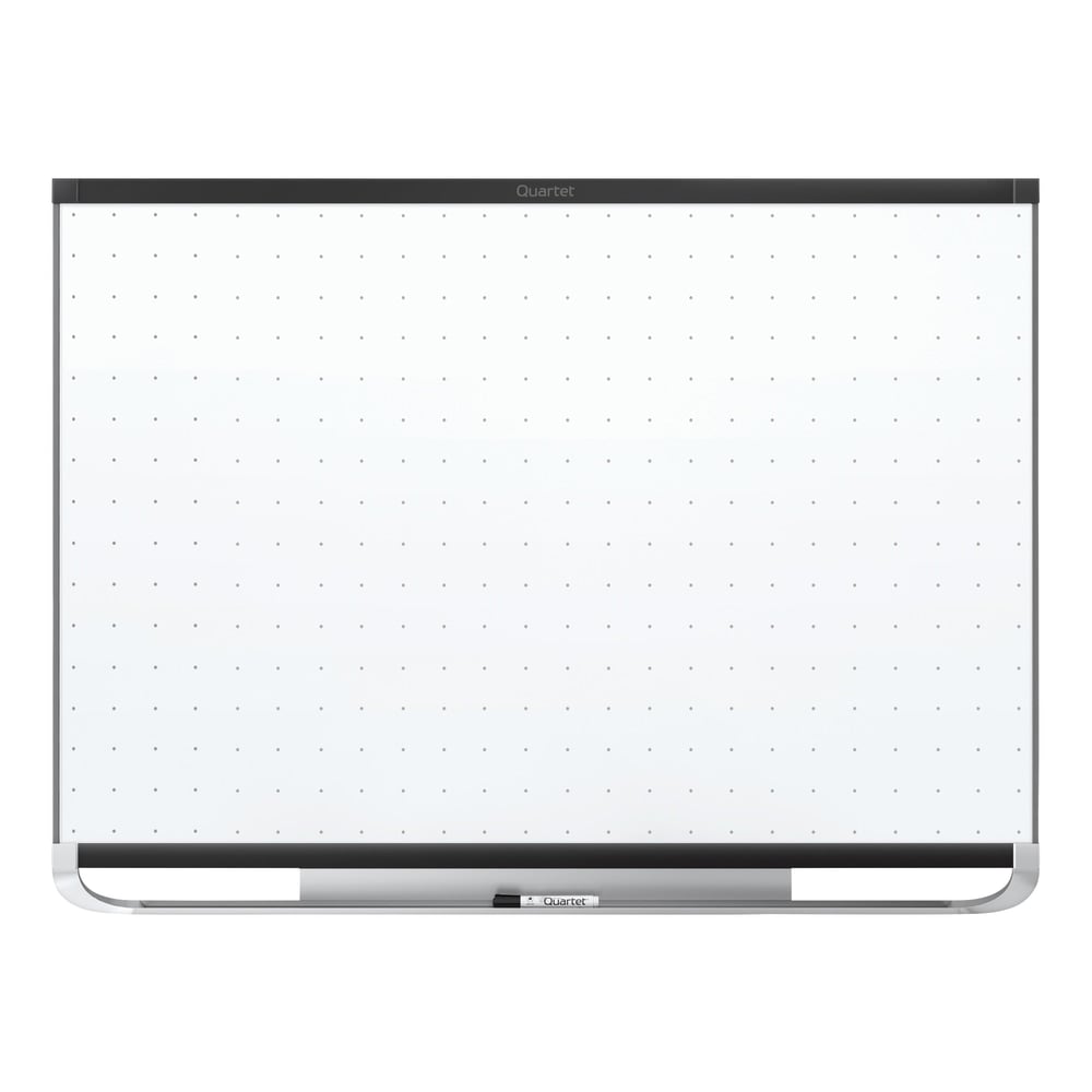 Quartet Prestige 2 Magnetic Total Erase Dry-Erase Whiteboard, 48in x 36in, Aluminum Frame With Black Finish MPN:TEM544B