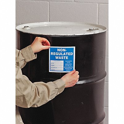 DOT Handling Label Waste 6 W PK100 MPN:MHZW14EVC