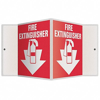 Fire Extinguisher Sign 6X8-1/2 MPN:PSP113