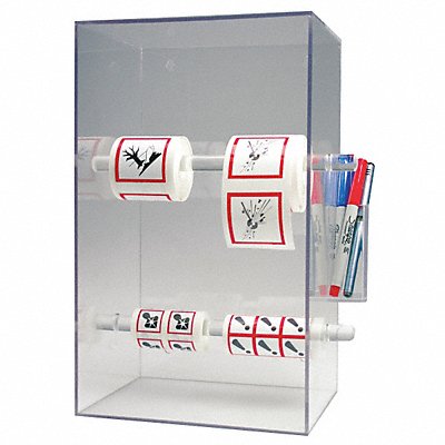 Tape and Label Dispenser Acrylic Clear MPN:HLS801