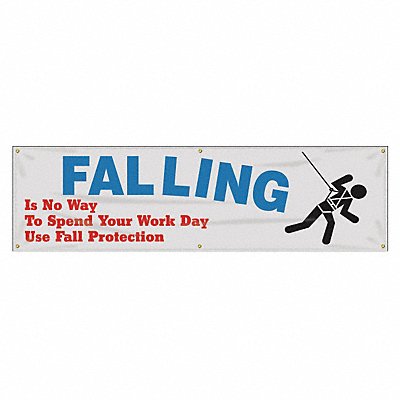 Safety Banner 28in x 96in Poly Sheeting MPN:MBR877