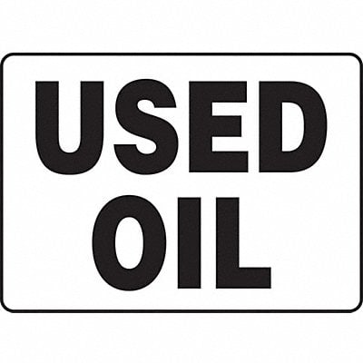 Information Sign Used Oil 7X10 Self MPN:MCHL517VS