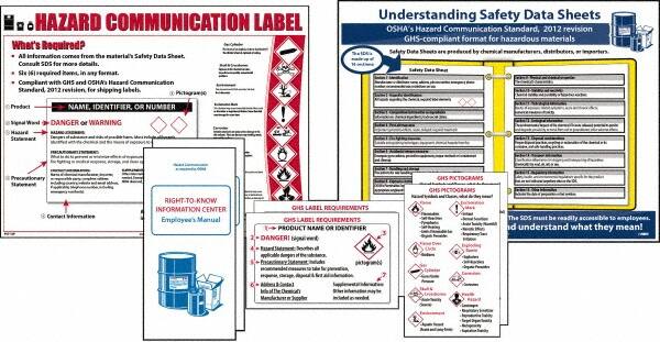 Not Applicable Hazmat, Spill Control & Right to Know Training Kit MPN:HC12F