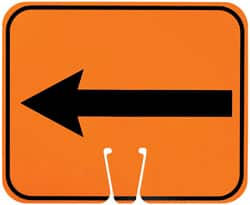 Left Arrow (Graphic), Plastic Fire and Exit Sign MPN:CS4