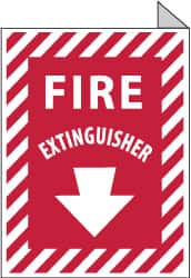 Fire Extinguisher, Aluminum Fire Sign MPN:FXFMA