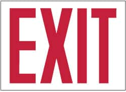 Exit Sign: 